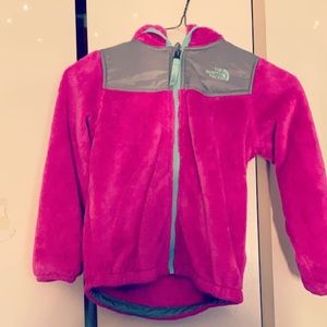 Pink north face jacket